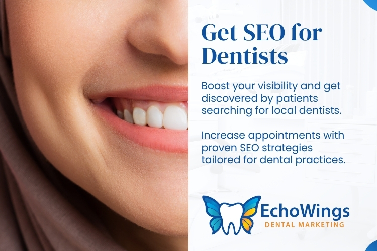 Dentist improving Google rankings with dental local seo services by EchoWings